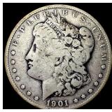 1901 Morgan Silver Dollar LIGHTLY CIRCULATED