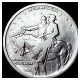 1925 Silver Half Dollar Stone Mountain CLOSELY UNC
