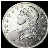 1834 Capped Bust Half Dollar CHOICE AU