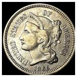 1865 Nickel Three-Cent Piece UNCIRCULATED