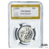 1925 Stone Mountain Half Dollar PGA MS66
