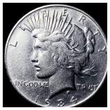 1934-S Silver Peace Dollar NEARLY UNCIRCULATED