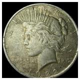 1922 Silver Peace Dollar LIGHTLY CIRCULATED
