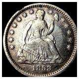 1858-O Silver Half Dime UNCIRCULATED