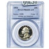 1954 Washington Silver Quarter PCGS PR66 DCAM