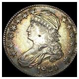 1824 Capped Bust Half Dollar CLOSELY  UNCIRCULATE