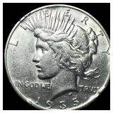 1935-S Silver Peace Dollar CLOSELY  UNCIRCULATED