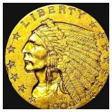 1909 $2.50 Gold Quarter Eagle