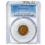 1872 Indian Head Cent PCGS VF20