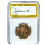 1794 Liberty Cap Large Cent PGA GenuineBN
