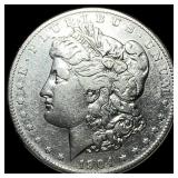 1904-S Silver Morgan Dollar NEARLY  UNCIRCULATED