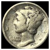 1921 Mercury Dime NICELY CIRCULATED