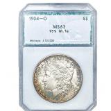 1904-O Morgan Silver Dollar PCI MS63