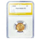 1904 Indian Head Cent PGA MS66RD