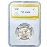 1925 Standing Liberty Quarter PGA MS66
