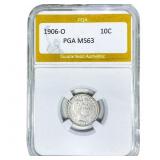 1906-O Barber Dime PGA MS63