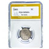 1883 Liberty Victory Nickel PGA MS64+ No Cents