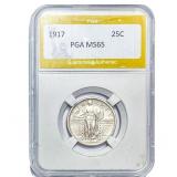 1917 Standing Liberty Quarter PGA MS65
