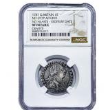 1787 Great Britain Silver 1 Shilling NGC XF