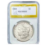 1904 Morgan Silver Dollar PGA MS63
