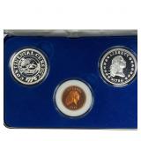 Nat. Coll. Mint 1793 Chain Cent Proof Set w/ Box