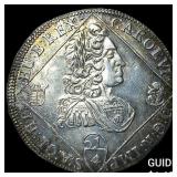 1732NB Hungary Charles VI Silver 1/4 Thaler