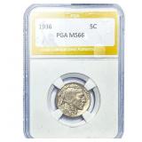1936 Buffalo Nickel PGA MS66