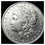 1896-O Silver Morgan Dollar CHOICE AU
