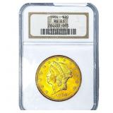 1904 $20 Gold Double Eagle NGC MS63