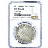 1811 Bank of England Silver 3 Shiling Bank Token N