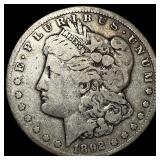 1892-CC Morgan Silver Dollar LIGHTLY  CIRCULATED