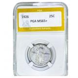 1926 Standing Liberty Quarter PGA MS65+