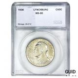 1936 Lynchburg Half Dollar SEGS MS66