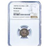 1807 Colonial Spain Silver 1/2 Real NGC VF Details