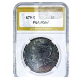 1879-S Morgan Silver Dollar PGA MS67