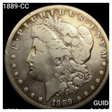 1889-CC Morgan Silver Dollar LIGHTLY CIRCULATED
