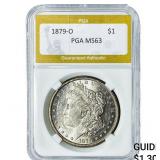 1879-O Morgan Silver Dollar PGA MS63