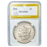 1903 Morgan Silver Dollar PGA MS65