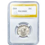 1929 Standing Liberty Quarter PGA MS65