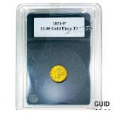 1851-P Rare Gold Dollar