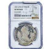 1821 Colonial Spain Silver 8 Reales NGC XF Details