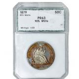 1879 Seated Liberty Half Dollar PCI PR63 W/ Motto