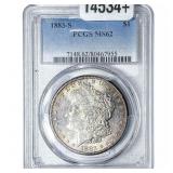1883-S Morgan Silver Dollar PCGS MS62
