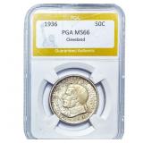1936 Cleveland Half Dollar PGA MS66