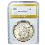 1888 Morgan Silver Dollar PGA MS65