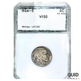 1924-S Buffalo Nickel PCI VF20