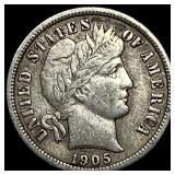 1905-O Silver Barber Dime CLOSELY  UNCIRCULATED