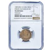 1809/8 Colonial Spain Silver 1 Real NGC VG Details