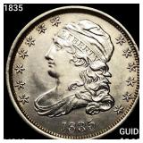 1835 Capped Bust Dime CHOICE BU