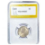 1889 Liberty Victory Nickel PGA MS65